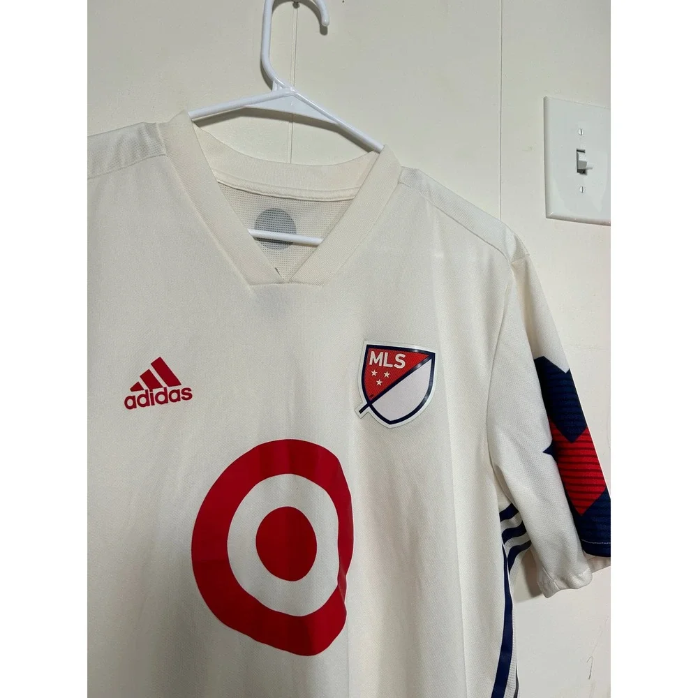 Adidas MLS All-Star 2018 Soccer Jersey Target Sponsor Mens XL White Climacool - Picture 7 of 7